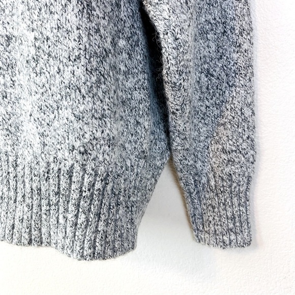 Talulah Grey Marled Cozy High Neck Sweater Size L - Picture 4 of 6